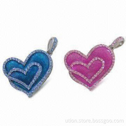 Jewelry USB Flash Drives with High-speed Transfer Performance and USB Version 2.0 (Free Sample)